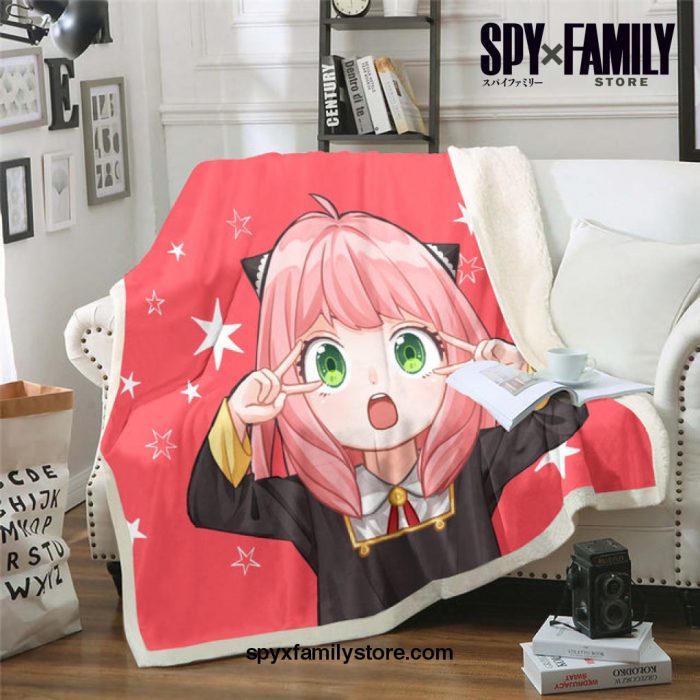 Anime Spy X Family Blanket 3D Printed 1 / 100X140Cm