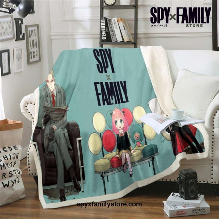 Anime Spy X Family Blanket 3D Printed 3 / 100X140Cm