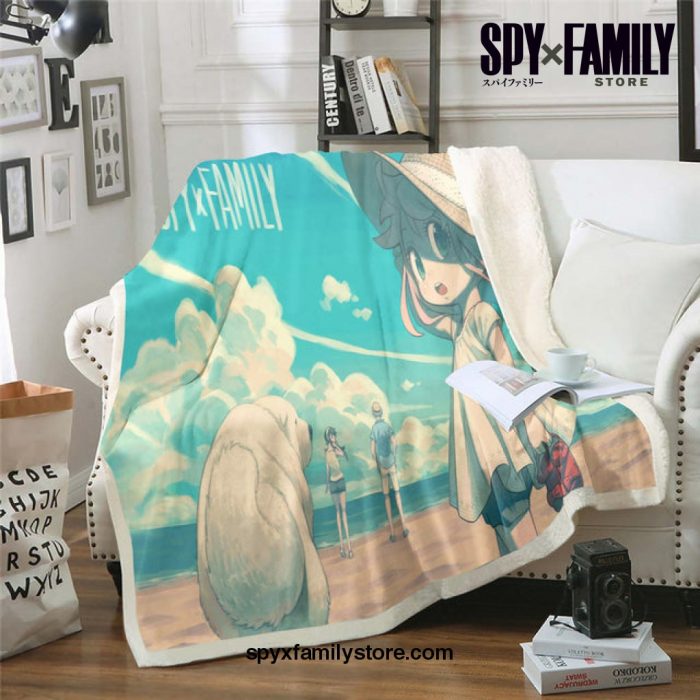 Anime Spy X Family Blanket 3D Printed 6 / 100X140Cm