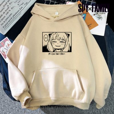 Anya Spy X Family Hoodie Khaki / 4Xl