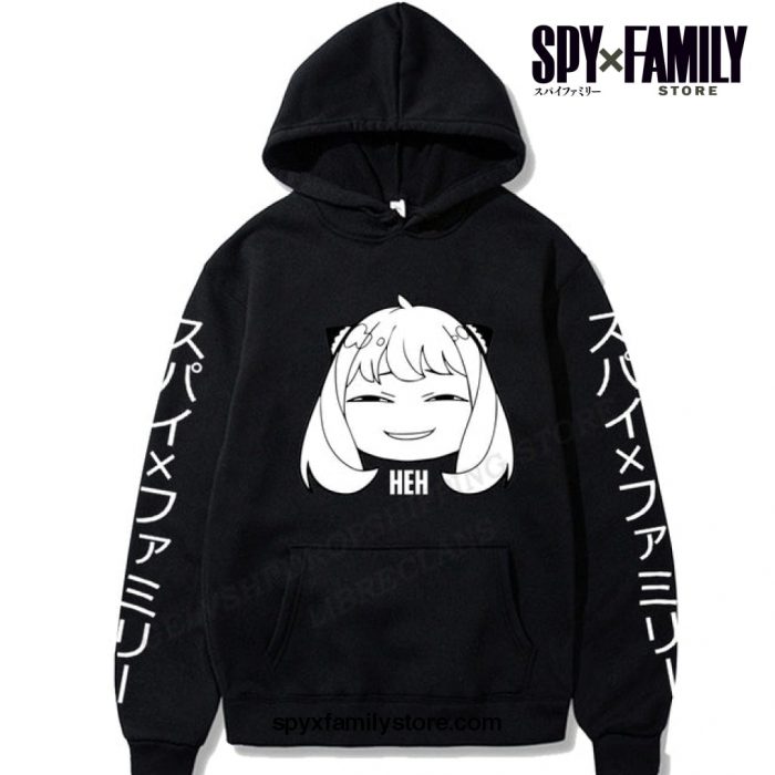 Funny Anya Spy X Family Hoodie Black / 2Xl