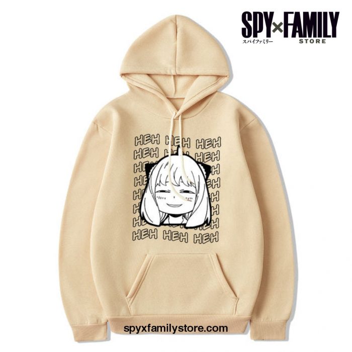 Heh Anya Spy X Family Hoodie Khaki / Xxxl