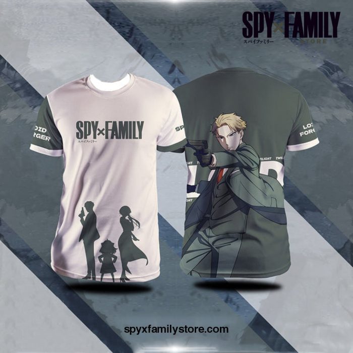 Loid Spy X Family 3D Print T-Shirt 2Xl