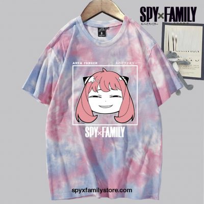 Spy X Family Anya Forger Cosplay T-Shirt Purple 01 / 4Xl