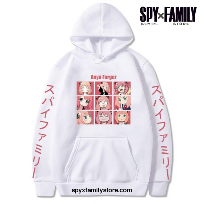 Spy X Family Anya Forger Pocket Hoodie White / Xxxl