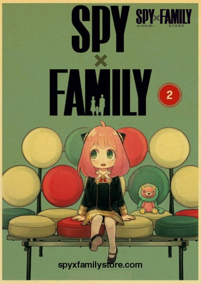 Spy X Family Anya Poster Kraft Paper 42X30Cm