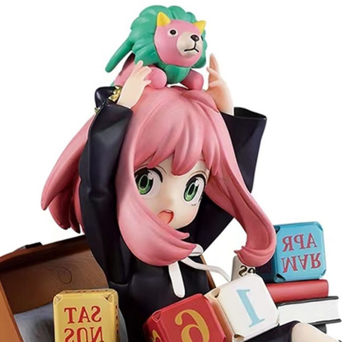 Anime Spy X Family Anya Figure Toys Loid Yor Forger Chibi Anua Figure With Base Figurine 1 - Spy x Family Store