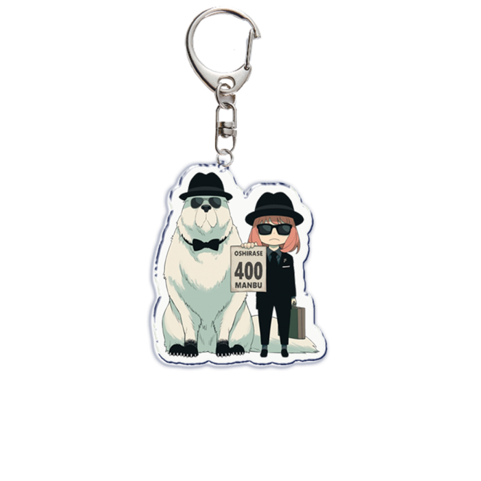 Anime Spy X Family Project Acrylic Keychain for Bag Pendant Anya Forger Figure Character KeyRing Gifts 2 - Spy x Family Store