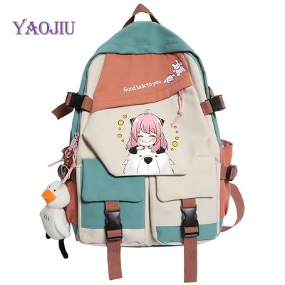 Spy X Family Anya Forger Backpacks Teens Back To School Shoulder Bag Girls Boys Schoolbag Canvas 3 - Spy x Family Store