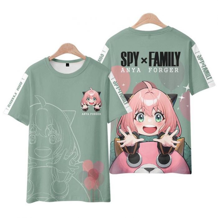 New Spy X Family 3D Print T-Shirts