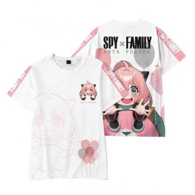 Best-loved Spy X Family 3D Print T-Shirts