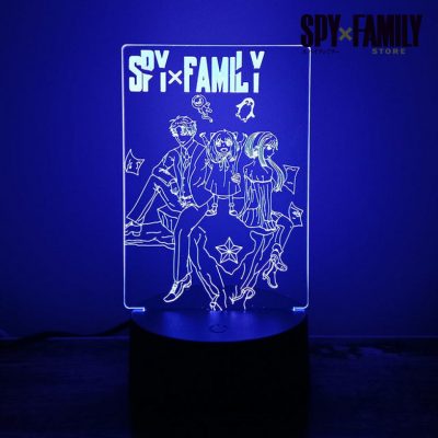 Spy X Family Anya Yor Loid 3D Led Lamp